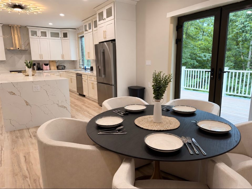 The dining table, The Guest House