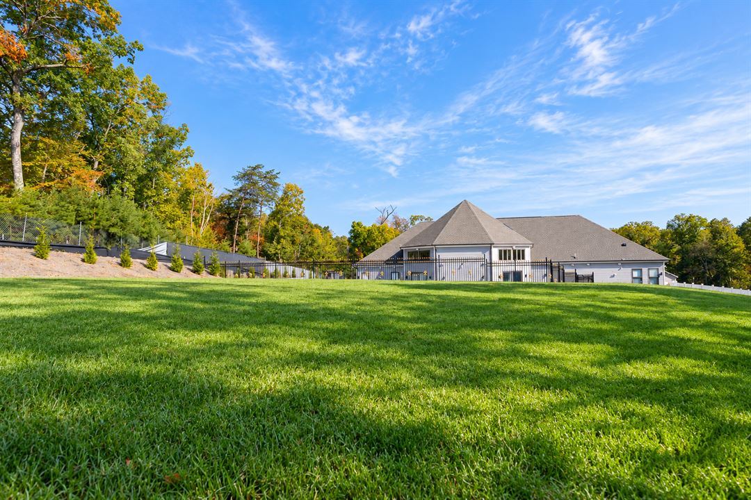 The villa across the lawn, The Main Villa