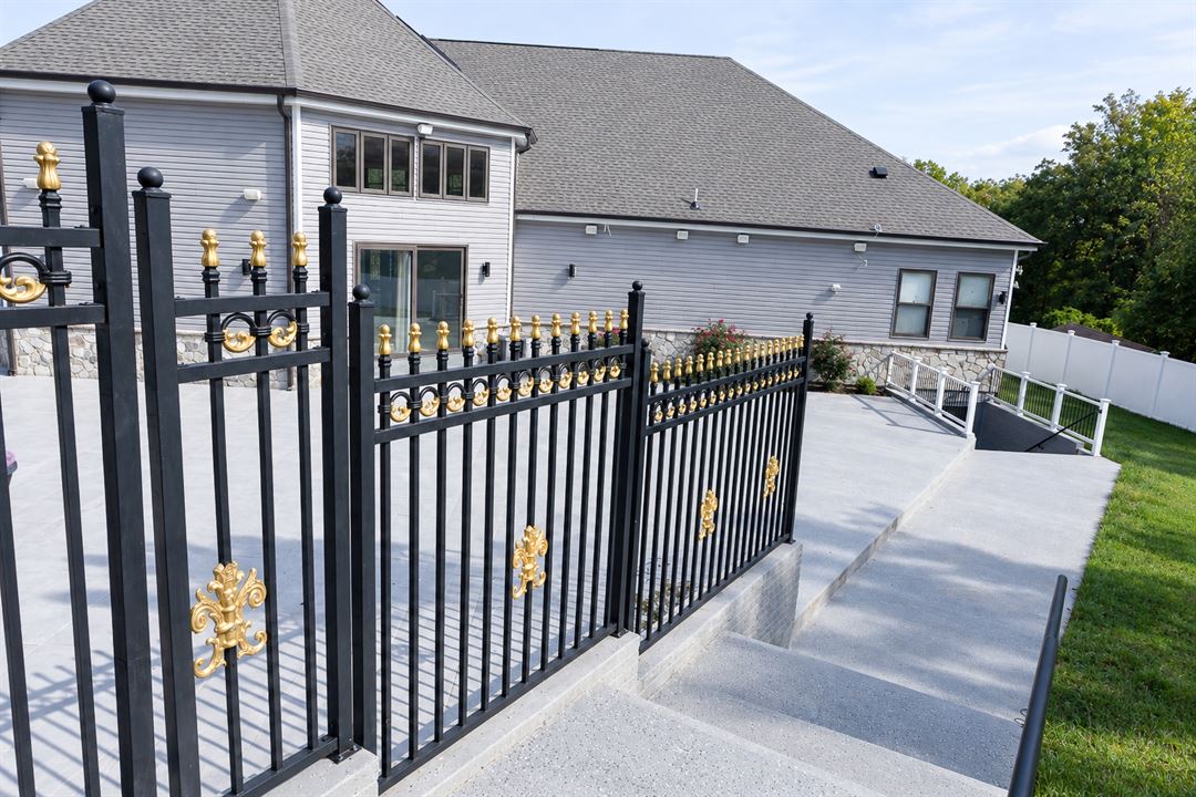 The gates, The Main Villa