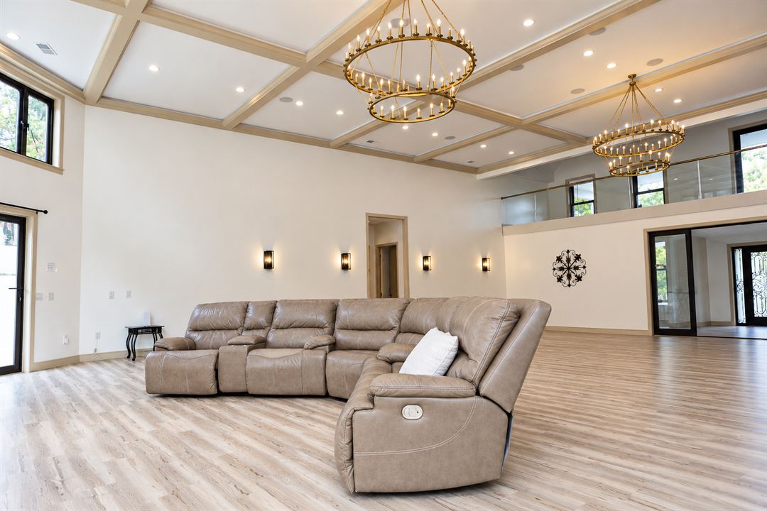The great room seating, The Main Villa