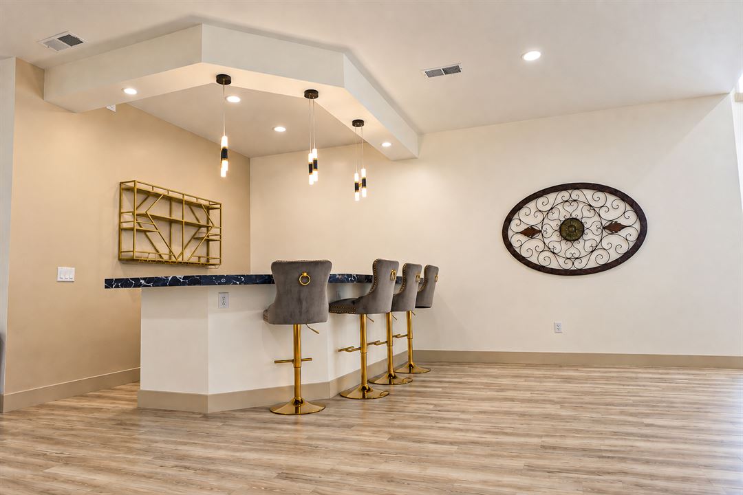 The bar by the kitchen, The Main Villa